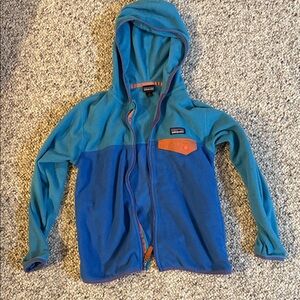 Patagonia snap T zip fleece girls sz small